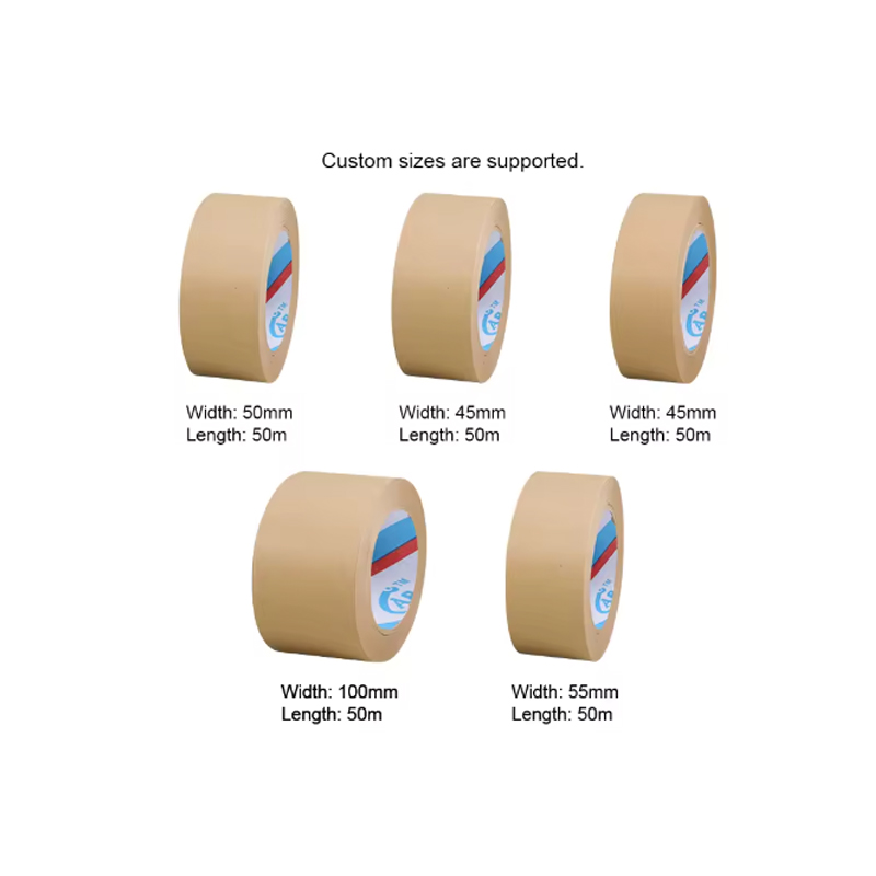 Biodegradable Eco-Friendly Brown Kraft Paper Packing Tape