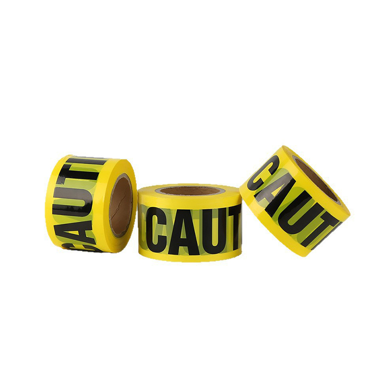 Yellow PE Warning Tape Decorative Tape Safety Marker Indicator Tape