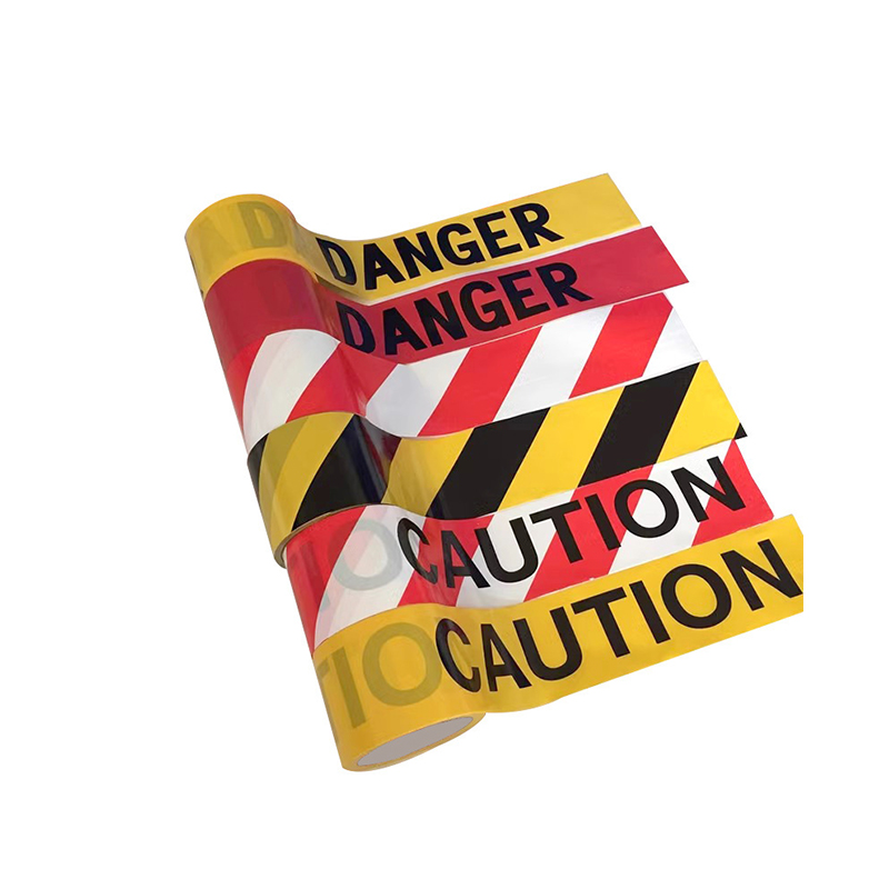 Yellow PE Warning Tape Decorative Tape Safety Marker Indicator Tape