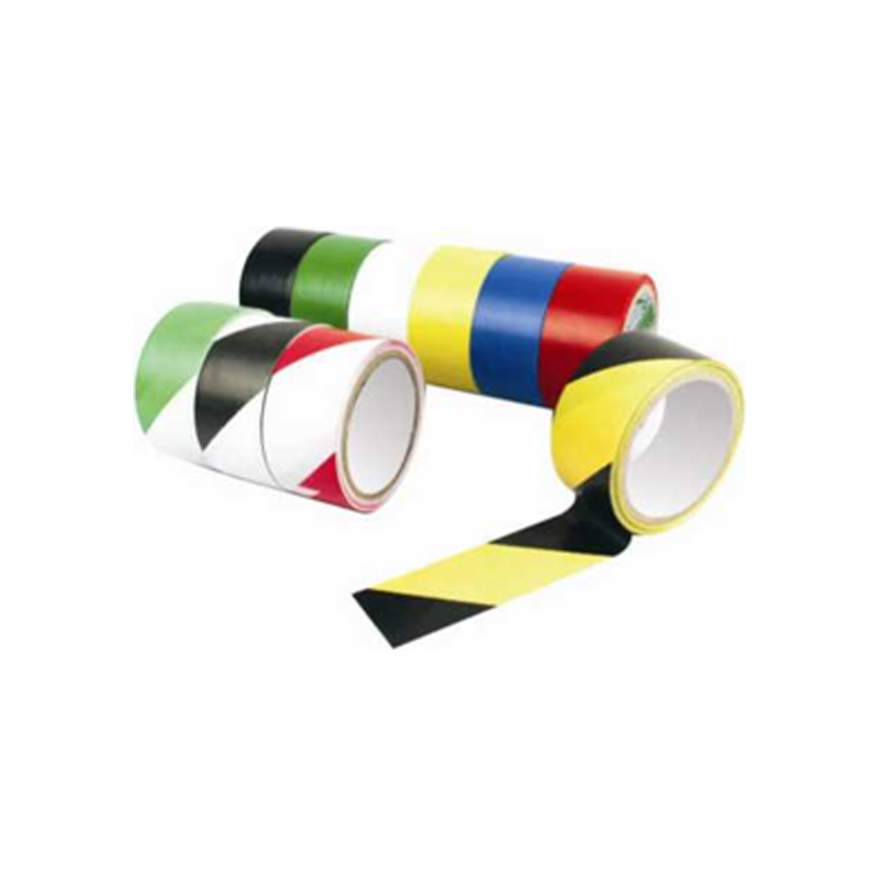 Black & Yellow High-Visibility PVC Adhesive Floor Marking Warning Tape