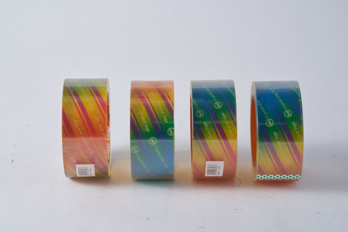 Super Clear Crystal Transparent BOPP Packing Tape, Acrylic Adhesive Carton Sealing Tape, No Bubble, Jumbo Roll Available Super Clear Crystal Transparent BOPP Packing Tape, Acrylic Adhesive Carton Sealing Tape, No Bubble, Jumbo Roll Available