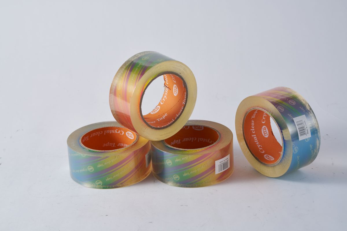 Super Clear Crystal Transparent BOPP Packing Tape, Acrylic Adhesive Carton Sealing Tape, No Bubble, Jumbo Roll Available