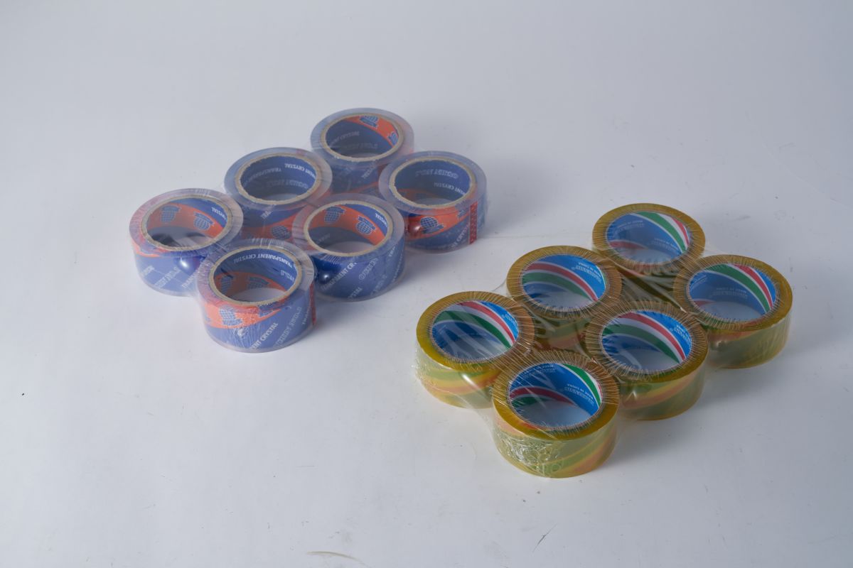 Super Clear Crystal Transparent BOPP Packing Tape, Acrylic Adhesive Carton Sealing Tape, No Bubble, Jumbo Roll Available