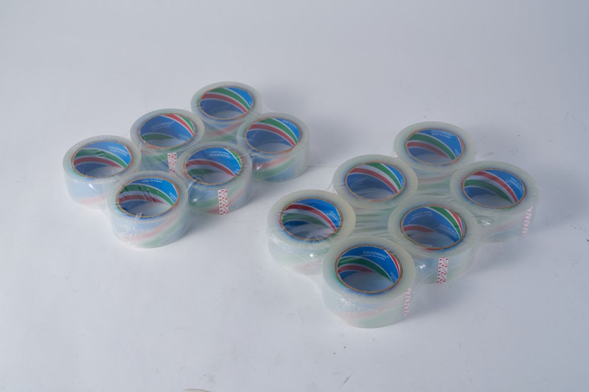 Super Clear Crystal Transparent BOPP Packing Tape, Acrylic Adhesive Carton Sealing Tape, No Bubble, Jumbo Roll Available