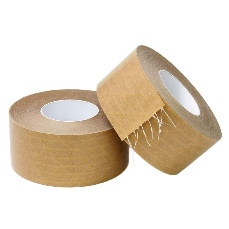 Custom logo printed packing tape Printed Kraft Tape Water Activated Tape