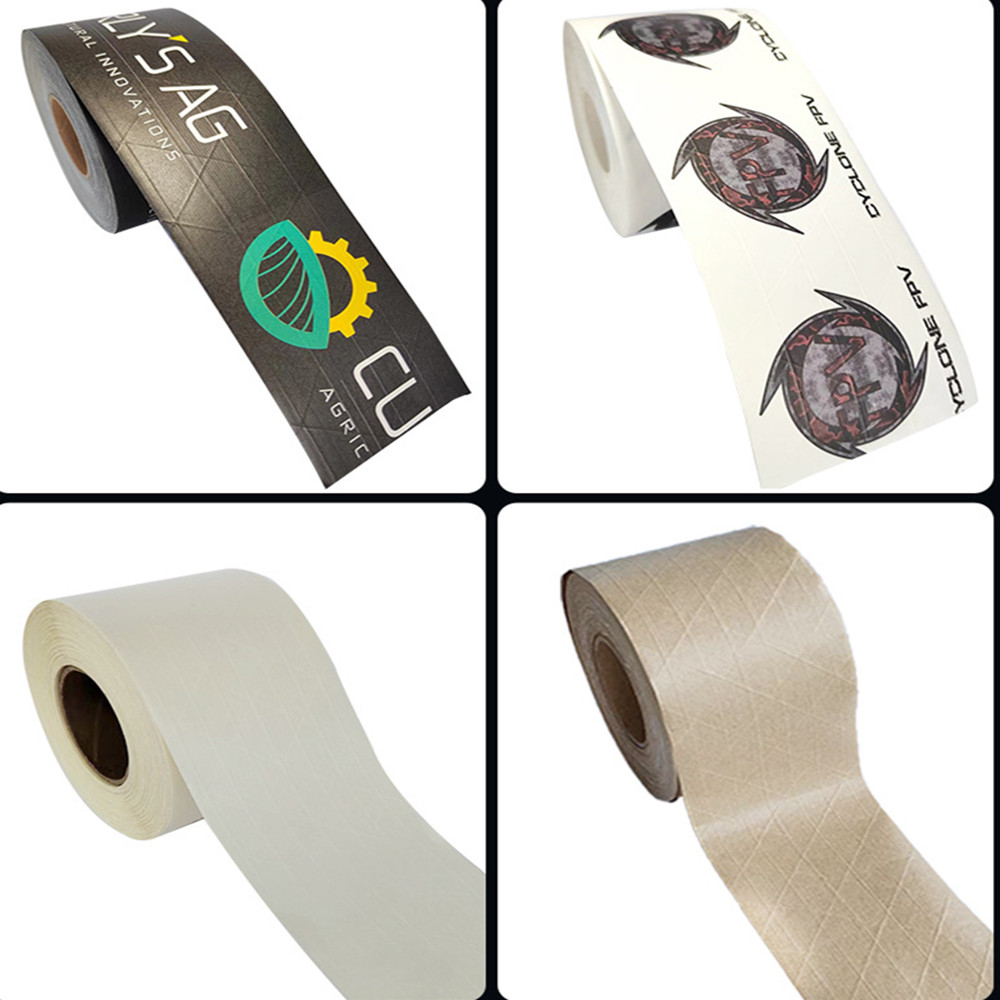 Custom logo printed packing tape Printed Kraft Tape Water Activated Tape