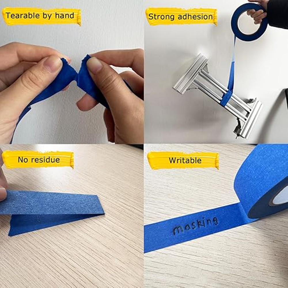 No residue masking tape Household masking tape Easy tear masking tape 