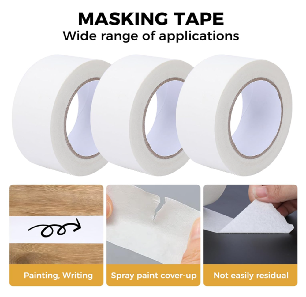 No residue masking tape Household masking tape Easy tear masking tape 