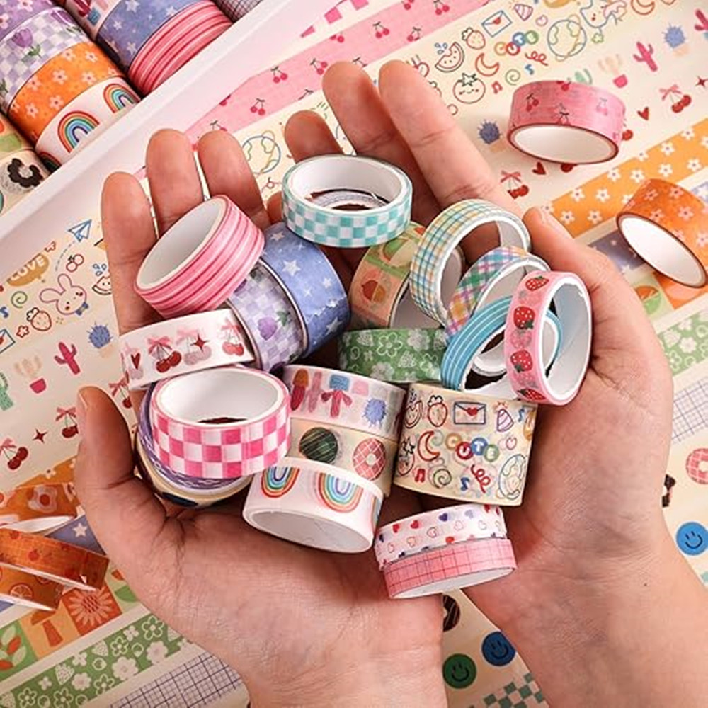 Washi masking tape Printting Masking Tape Japanese paper masking tape Easy tear masking tape