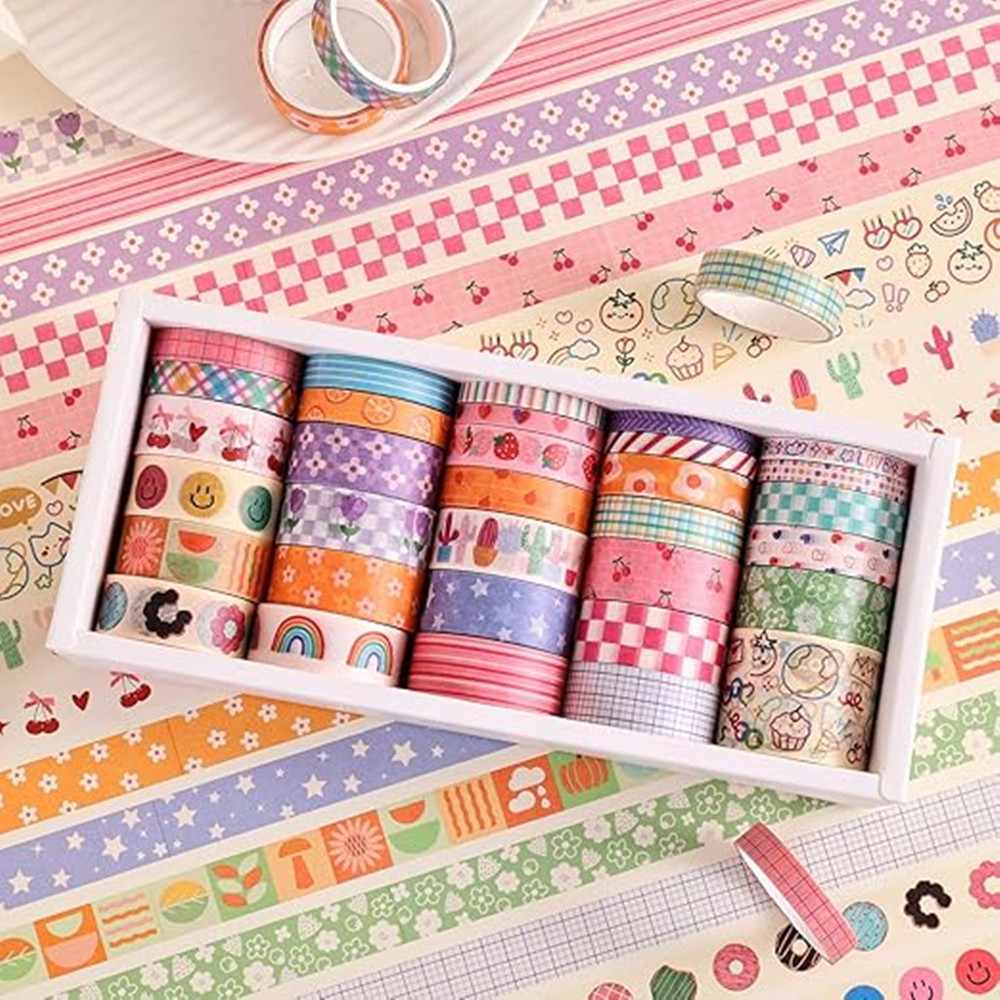 Washi masking tape Printting Masking Tape Japanese paper masking tape Easy tear masking tape