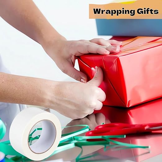 White Acrylic Glue Cotton Paper Double Sided Tape For Electronics Packaging Craft DIY