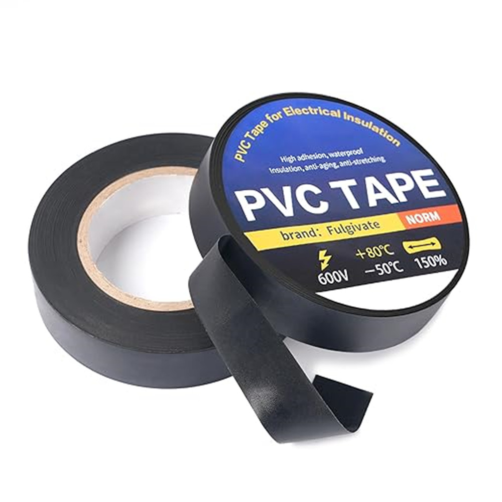 PVC Electrical Insulation Tape Black PVC Tape, good insulation, flame retardant