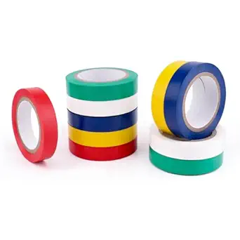 PVC Electrical Insulation Tape Color PVC Tape, good insulation, flame retardant