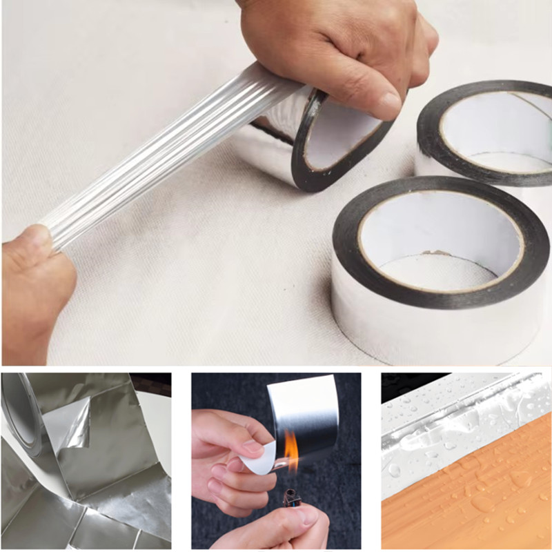 Aluminum foil tape Heat resistant aluminum foil tape Waterproof aluminium foil tape