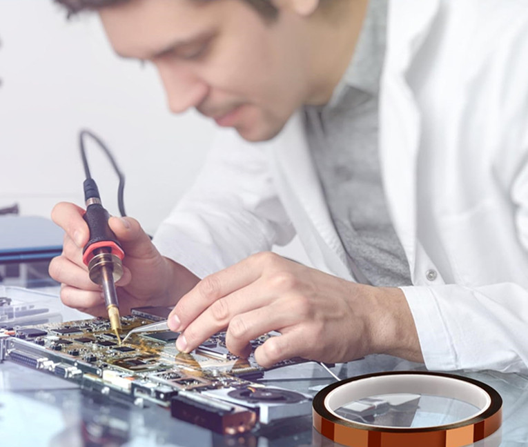 Brown PI Gold Finger High-Temperature Polyimide Tape