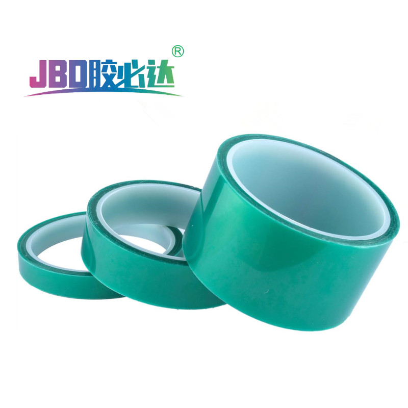 Green PET Silicone Masking Tape High temperature resistant, no residue after removal Heat resistant masking tape for painting & soldering  