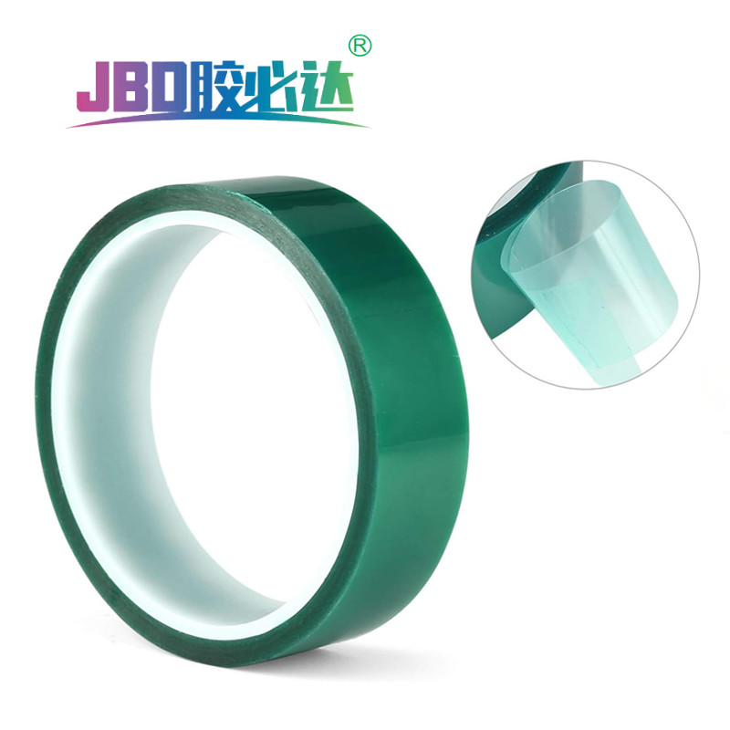 Green PET Silicone Masking Tape High temperature resistant, no residue after removal Heat resistant masking tape for painting & soldering  