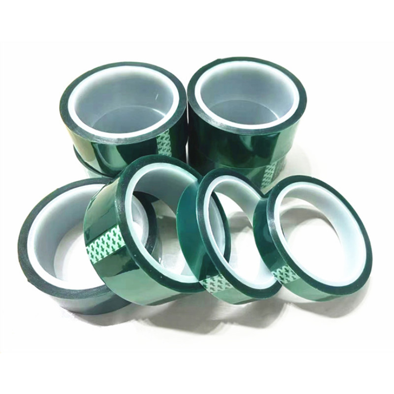 Green PET Silicone Masking Tape High temperature resistant, no residue after removal Heat resistant masking tape for painting & soldering  